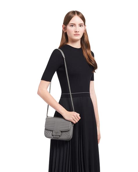 prada medium diagramme leather shoulder bag|prada diagramme shoulder bag review.